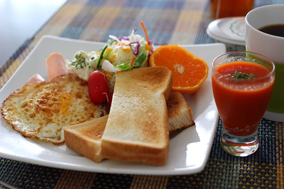 Snapdishの料理写真:今日の朝ごはん。|sono.kさん