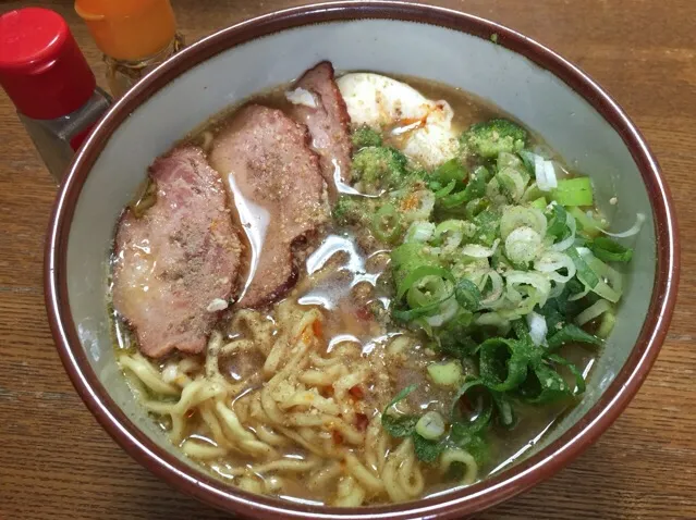 マルちゃん正麺🍜、味噌味❗️꒰#'ω`#꒱੭✨|サソリさん