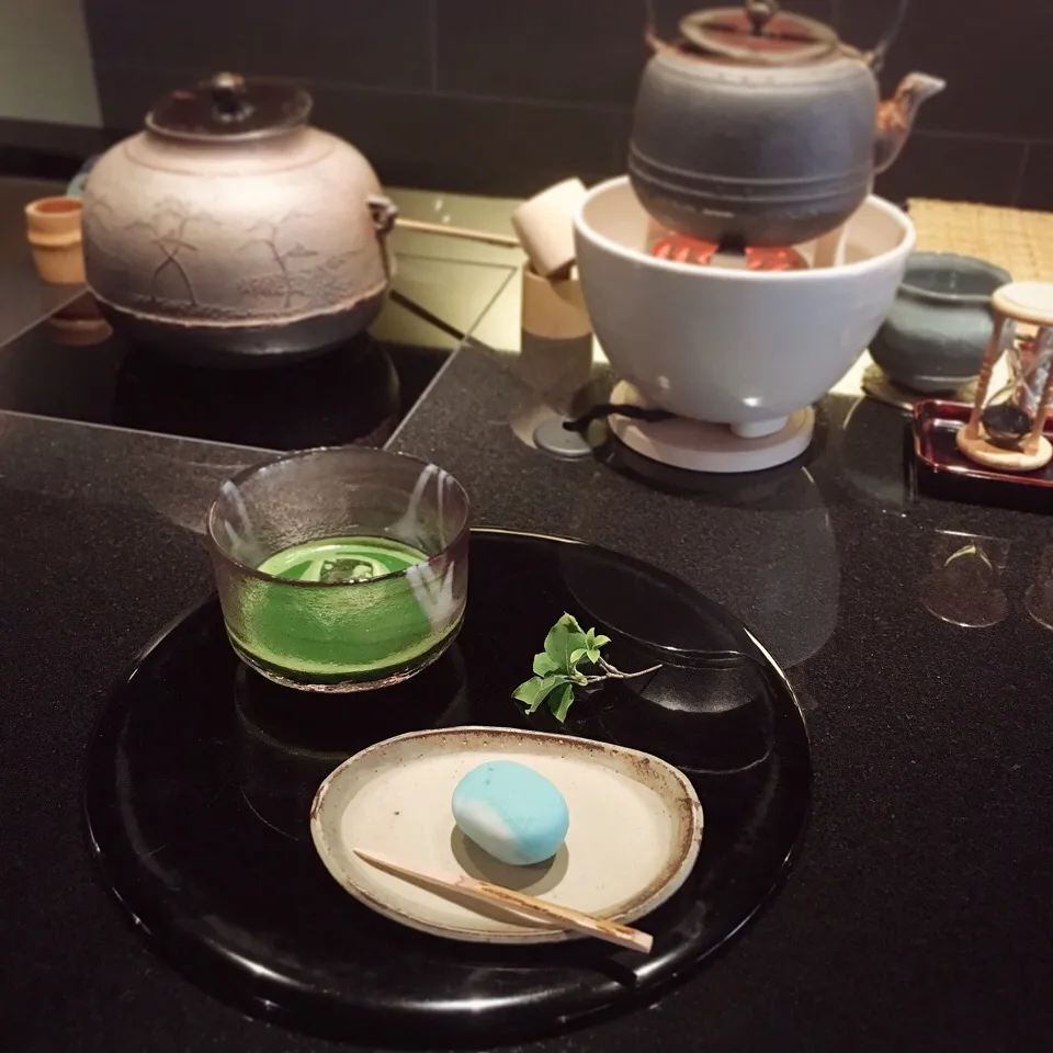 冷やし抹茶でひと息😌🍵|leeさん