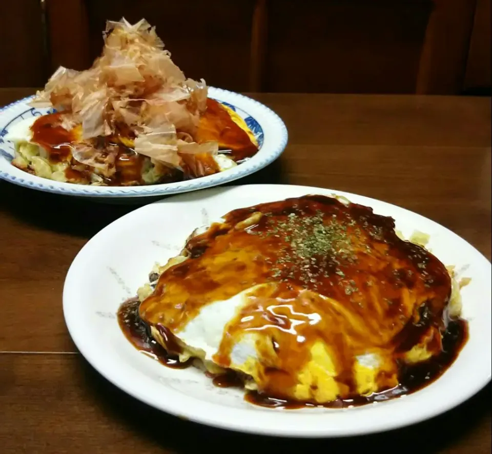 お好み焼き😋青のり派❔花かつお派❔|あらいぐまのしっぽさん