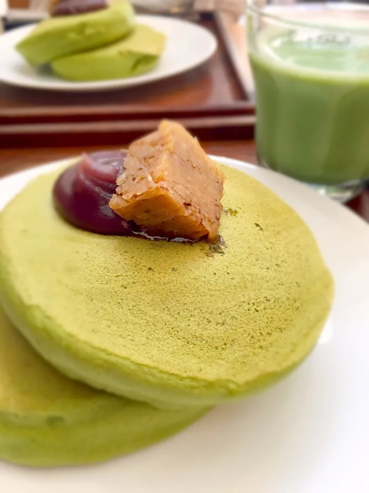 うめぞのの抹茶ホットケーキ|ゆうさん