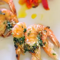 Snapdishの料理写真:Crevettes beurre et ail|10dierさん