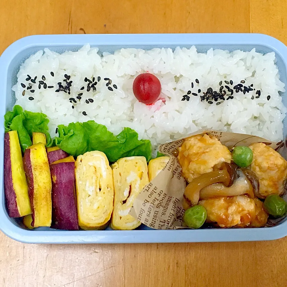 Snapdishの料理写真:甘酢鶏団子弁当(*^^*)|sachiさん