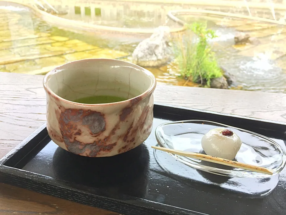 白鳥庭園  茶寮 汐入 でお抹茶。|sono.kさん