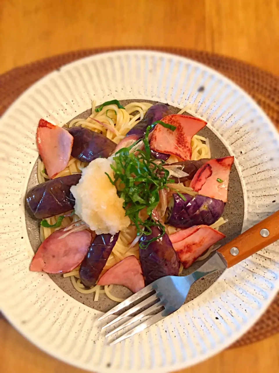 茄子と香味野菜の和風パスタ|maikoさん