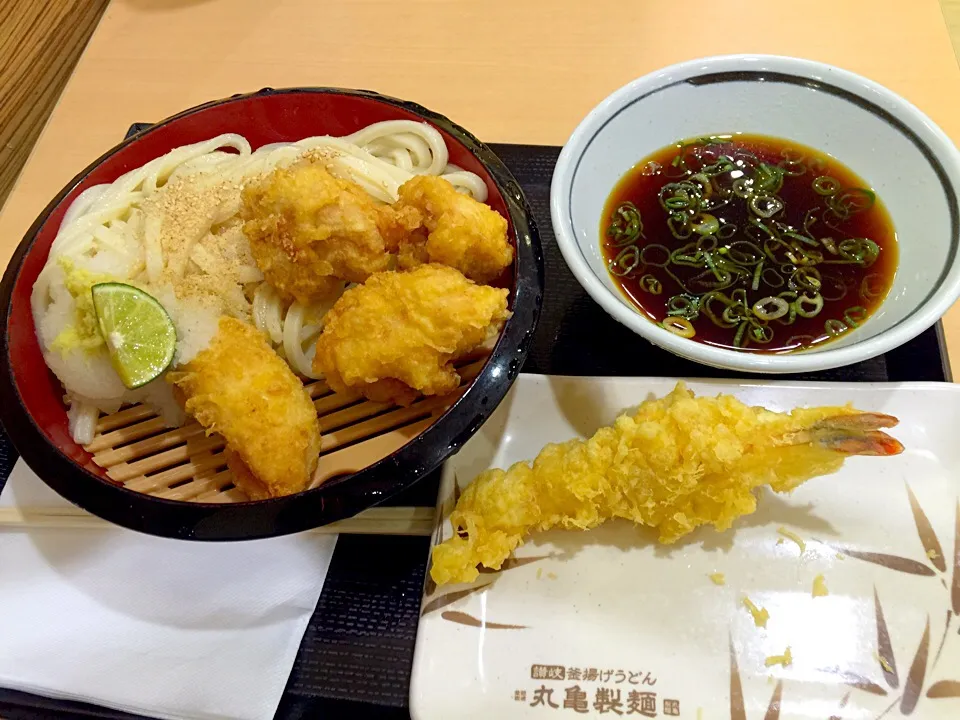 丸亀製麺♡鶏天ぶっかけざるうどん|mayuさん