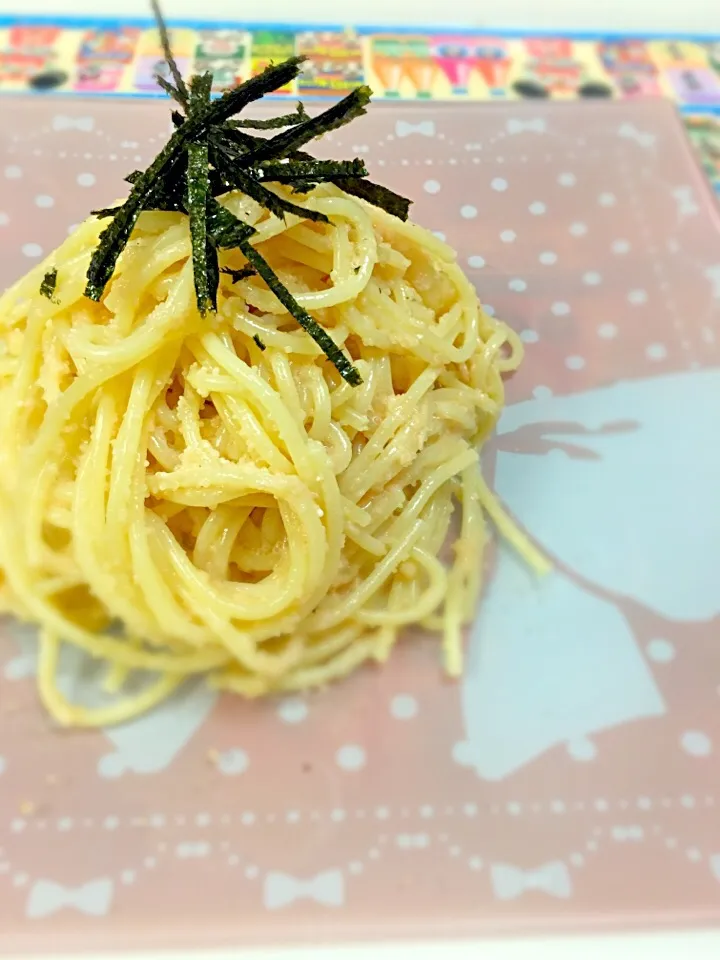 Snapdishの料理写真:明太子クリームパスタ★|雪いちごもちさん