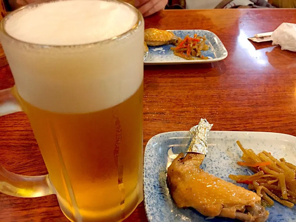 サッポロ樽生ビール🍺とお通し|ゆうじ.さん