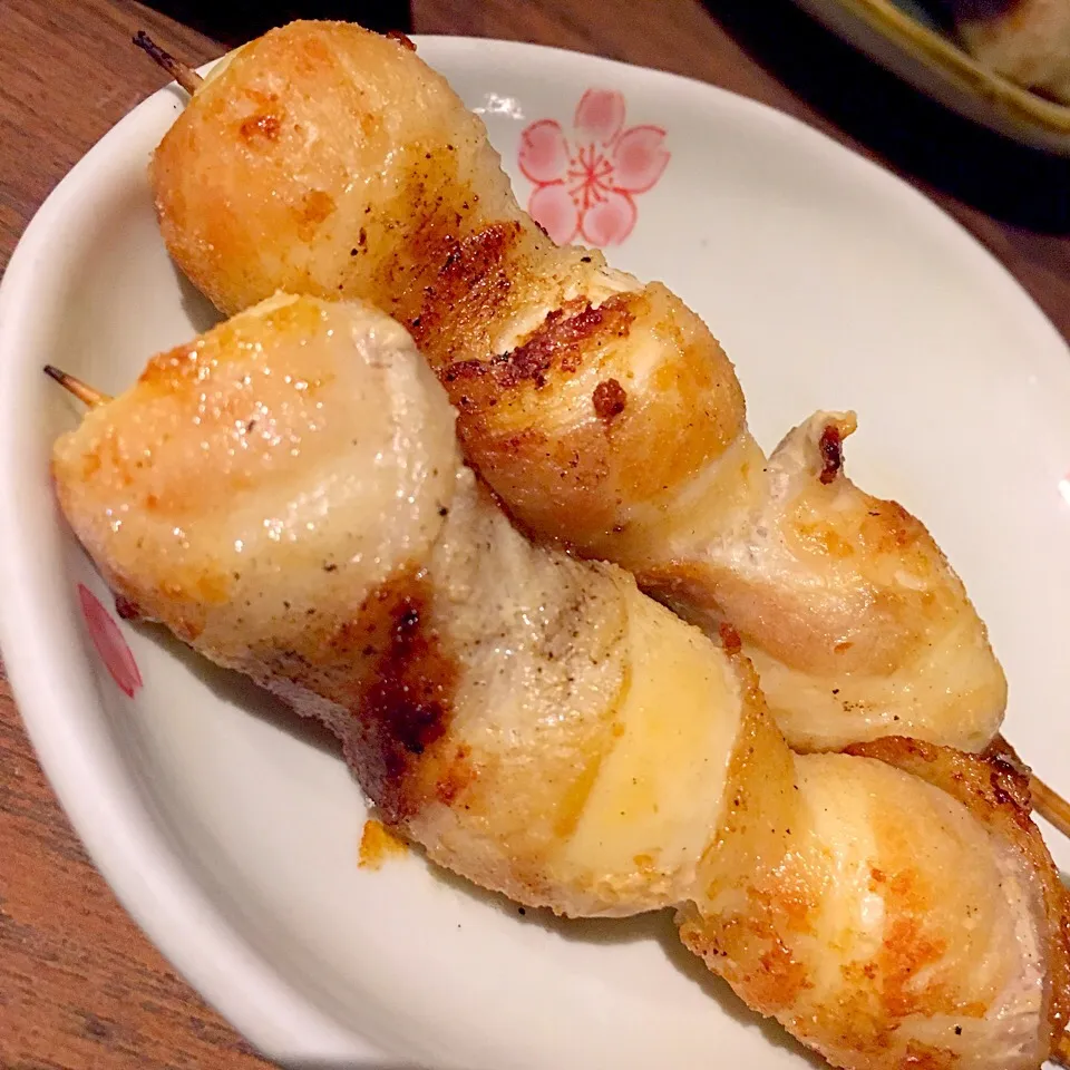 Quail eggs with pork skewer|prissyさん