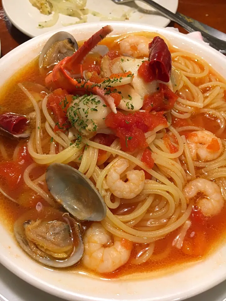 seafood spaghetti|Jessica Perezさん