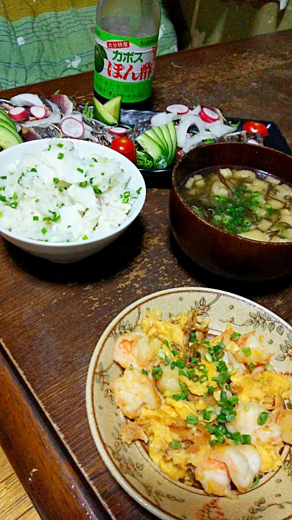 今日の晩飯！頑張って品数作った！|naokiさん