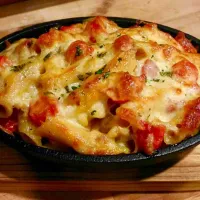 Penne' cheese baked