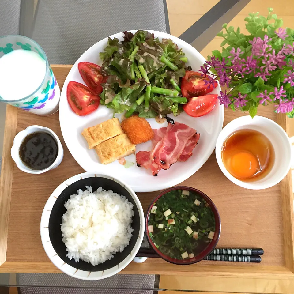 Snapdishの料理写真:8/17❤︎主人の朝ごはん❤︎|Makinsさん