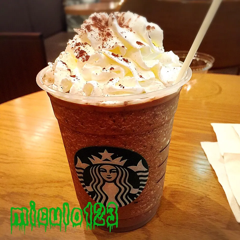 ダークモカチップフラペチーノ(◍•ڡ•◍)❤|いつみさん