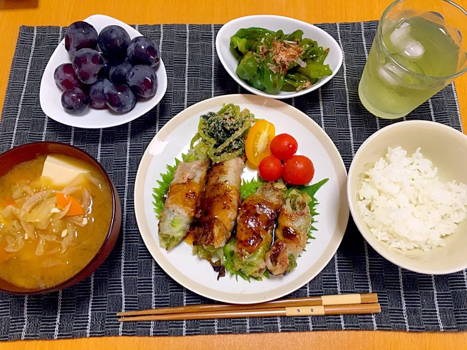 Snapdishの料理写真:8/16晩ごはん|ゆーみんさん