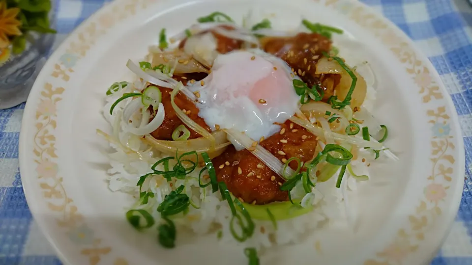 黒酢酢鶏 親子ごはん|よっしー(=^ェ^=)さん