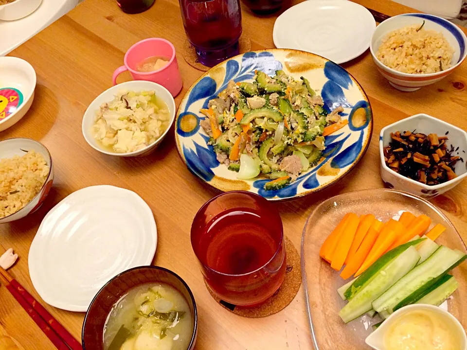 Snapdishの料理写真:8月15日の晩ご飯|Sanjiさん