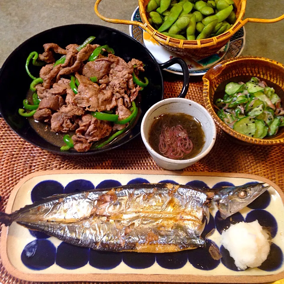 Snapdishの料理写真:晩ごはん( ´ ▽ ` )ﾉ🍚|nao子さん