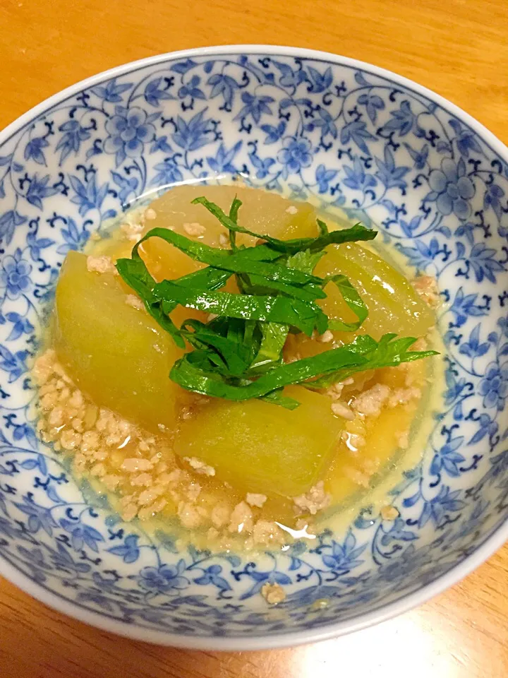 冬瓜と鳥ひき肉のあんかけ煮物|元木 舞さん