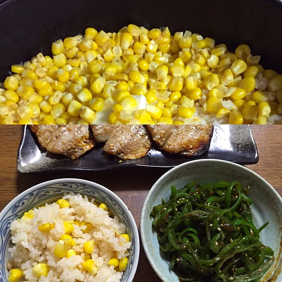 とうもろこしご飯。焼きとうもろこし風味(^^)|monsieurさん