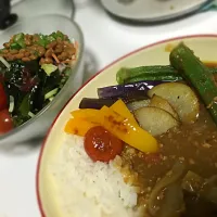 Snapdishの料理写真:夏野菜カレー|鈴木 明子さん