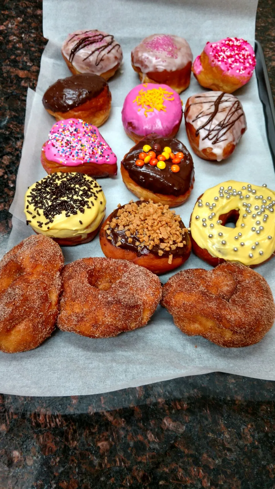 Homemade assorted doughnuts|paulaさん