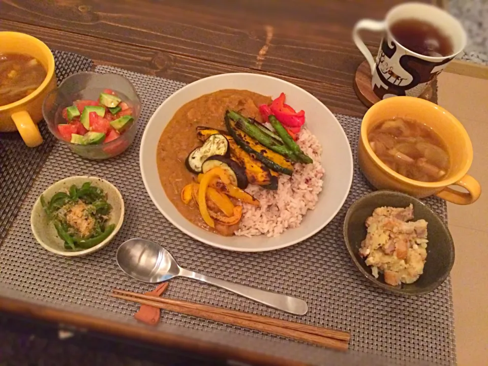 Snapdishの料理写真:夏野菜カレー|ashpyさん