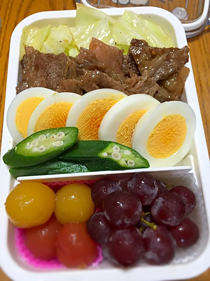 8月18日 弁当🍱🍇✨|かよっぺさん