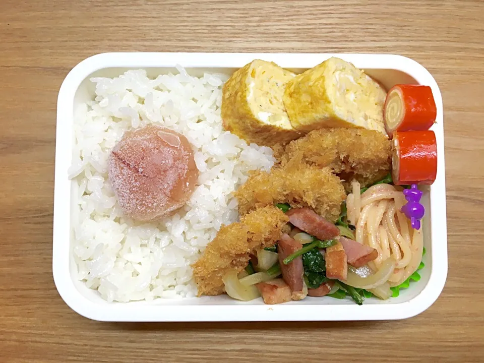 小3学童弁 いかリング しらす卵焼き🍳|やました まみさん