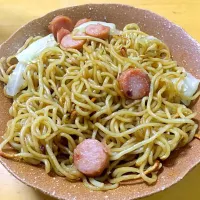 長女（中1）が作ってくれた、焼きそば！|横山 弘さん