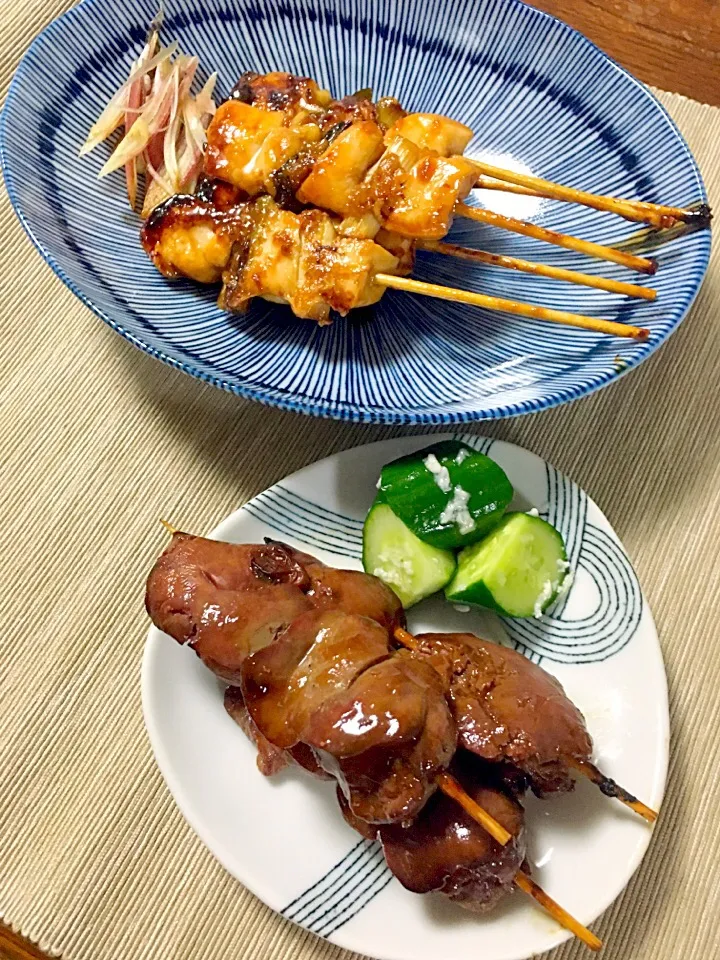 おうちごはん♡気分は焼き鳥屋さん♡|チコさん