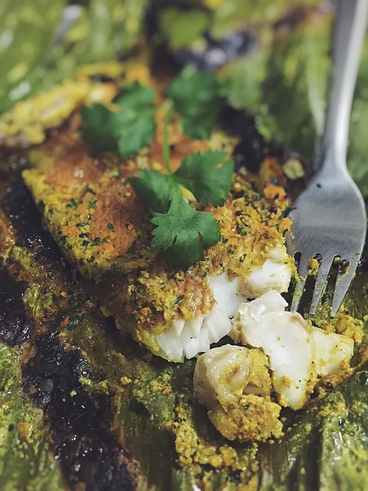 Grilled fish in banana leaves|rick chanさん