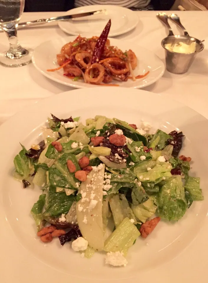 Snapdishの料理写真:NY restaurant week @ Ocean Prime - Point Judith Calamari and House Salad|MyRaXさん