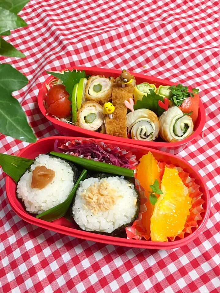 おむすびのお弁当|Mikaさん