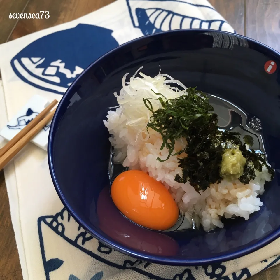 分とく山 野﨑料理長流‘卵かけご飯’ʕ-̼͡-ʔ🍚|七海さん