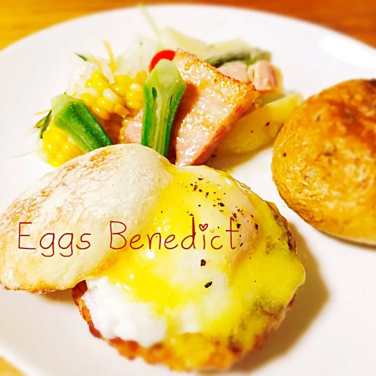 Eggs Benedict   【PartII】パンもソースもぜんぶ手作り☆彡.。自家製エッグベネディクト|みかりんさん