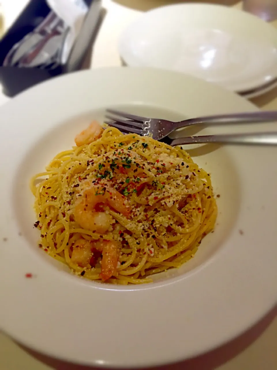 Prawn Aglio Olio|해리さん