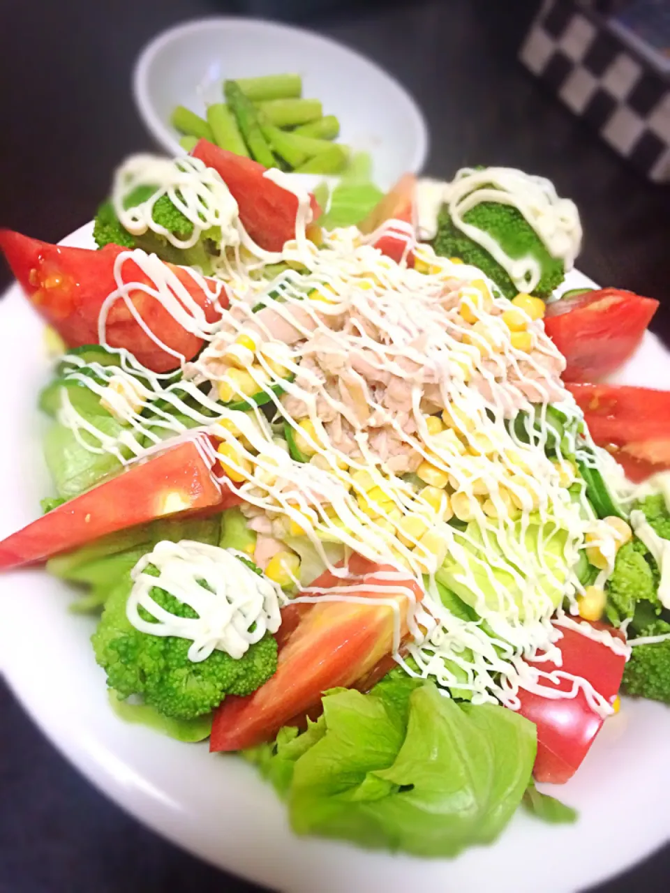 野菜た〜っぷりサラダうどん|白石さん