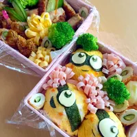 いつかのピクニック弁当☆娘の好きなミニオンズ!!!