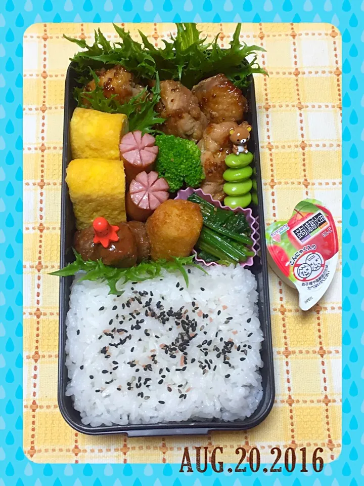 Snapdishの料理写真:中3息子のお弁当|Chiekoさん