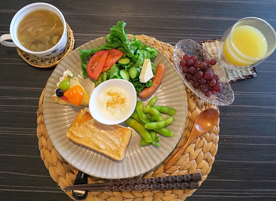 ワンプレート朝ごはん|かれんさん