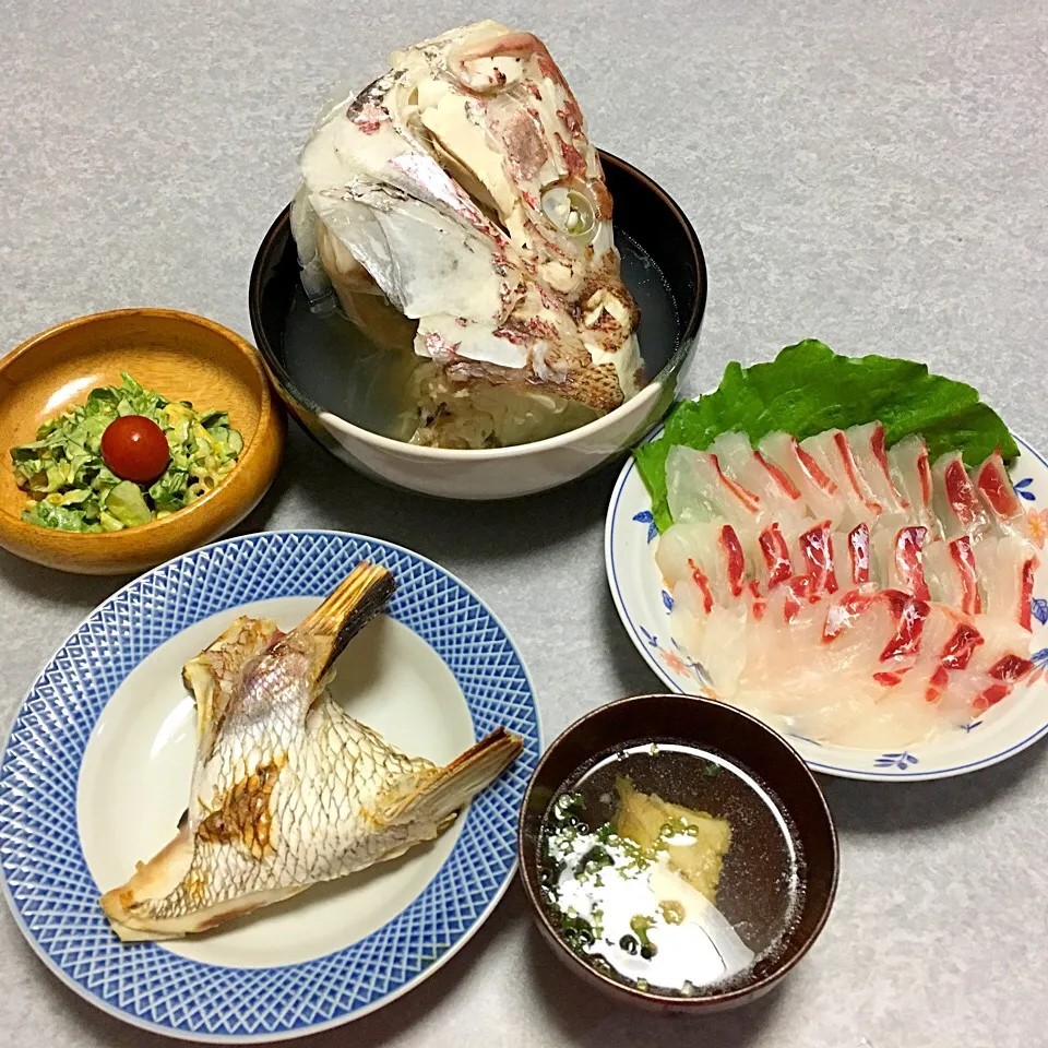 大きな鯛が釣れたので|Orie Uekiさん