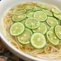 Snapdishの料理写真:すだちそうめん|anさん