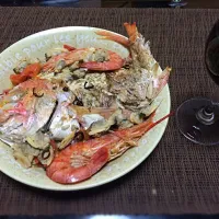 Snapdishの料理写真:タイのアクアパッツァ|むくさん