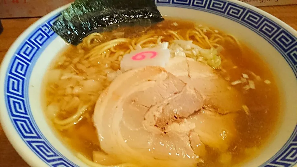 Snapdishの料理写真:馳走麺 狸穴の中華蕎麦(並盛)＠池袋16086|大脇さん