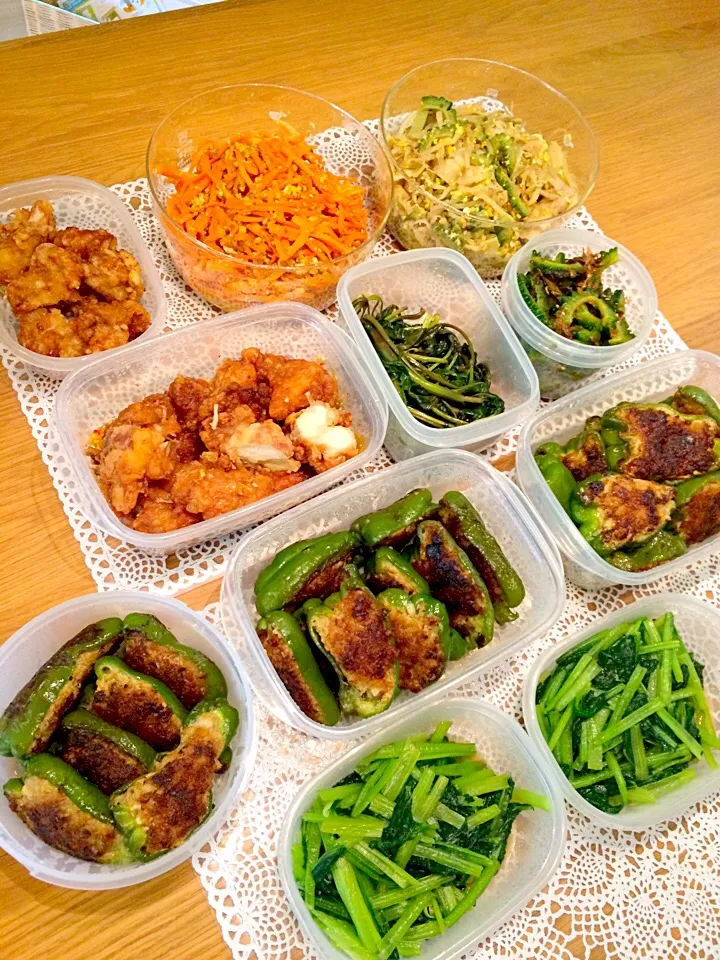 お弁当、夕食用常備菜作り置き|nanaママさん