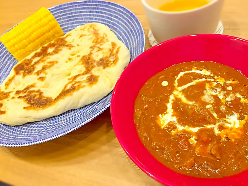 手作りナンとルー不使用インドカレー♡|がんちの手料理＾＾さん