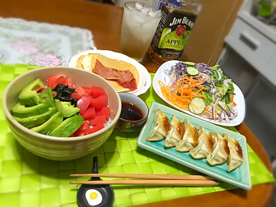 アヒポキ風 トロピカル納豆丼🌴🌺|マニラ男さん