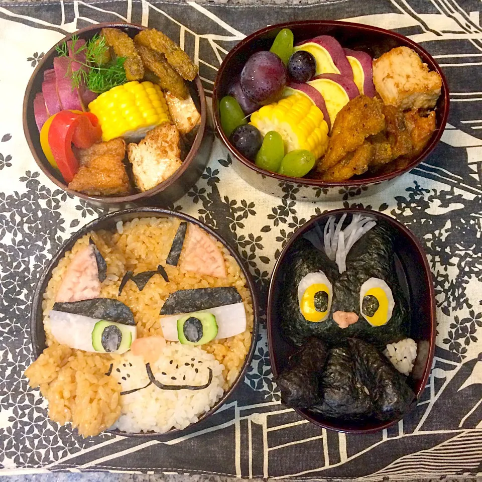 Snapdishの料理写真:vegan弁当
ルドルフとイッパイアッテナ|makiko_aさん