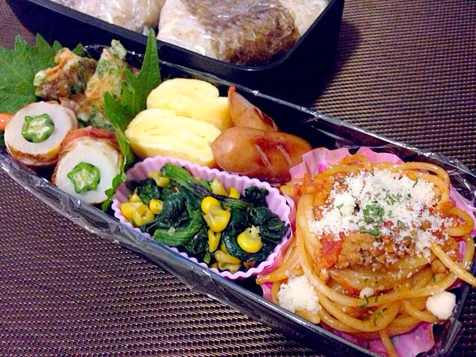 Snapdishの料理写真:主人のお弁当⁑hubby bento|Rasayi723さん